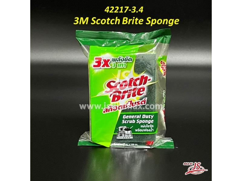 3M Scotch Brite Heavy Duty Scouring Scrub Sponge